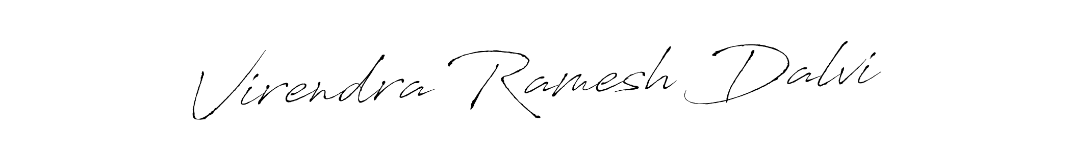 Virendra Ramesh Dalvi stylish signature style. Best Handwritten Sign (Antro_Vectra) for my name. Handwritten Signature Collection Ideas for my name Virendra Ramesh Dalvi. Virendra Ramesh Dalvi signature style 6 images and pictures png