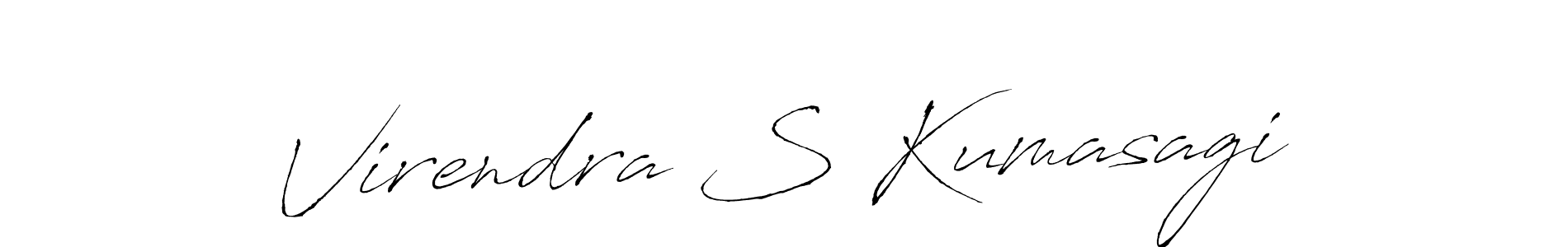 It looks lik you need a new signature style for name Virendra S Kumasagi. Design unique handwritten (Antro_Vectra) signature with our free signature maker in just a few clicks. Virendra S Kumasagi signature style 6 images and pictures png