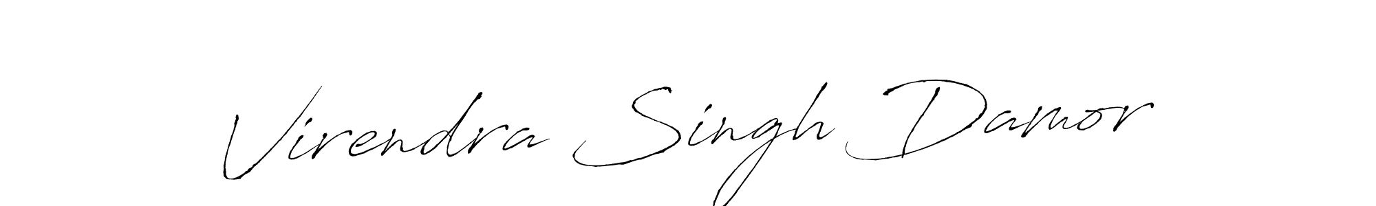 Also You can easily find your signature by using the search form. We will create Virendra Singh Damor name handwritten signature images for you free of cost using Antro_Vectra sign style. Virendra Singh Damor signature style 6 images and pictures png