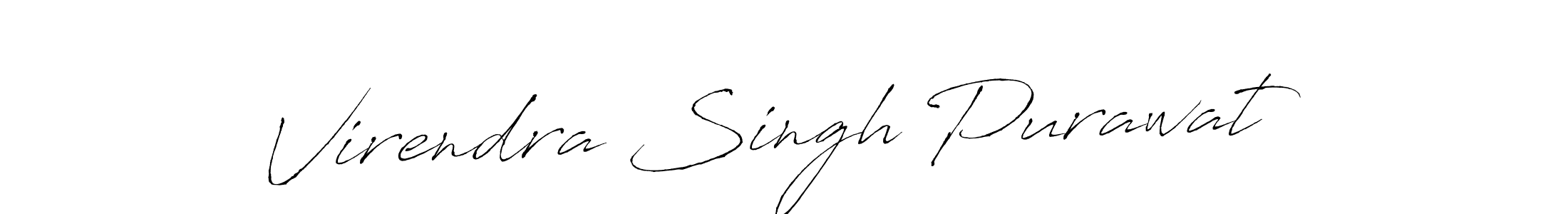 Also we have Virendra Singh Purawat name is the best signature style. Create professional handwritten signature collection using Antro_Vectra autograph style. Virendra Singh Purawat signature style 6 images and pictures png