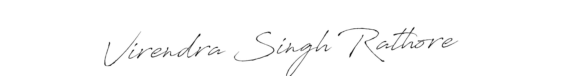 Create a beautiful signature design for name Virendra Singh Rathore. With this signature (Antro_Vectra) fonts, you can make a handwritten signature for free. Virendra Singh Rathore signature style 6 images and pictures png