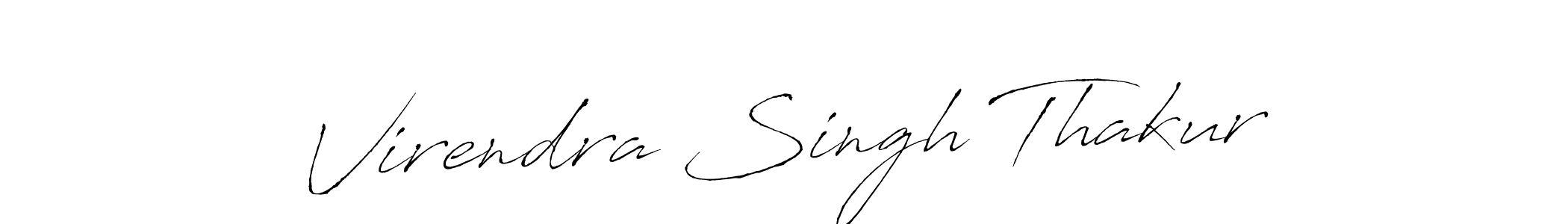 Design your own signature with our free online signature maker. With this signature software, you can create a handwritten (Antro_Vectra) signature for name Virendra Singh Thakur. Virendra Singh Thakur signature style 6 images and pictures png