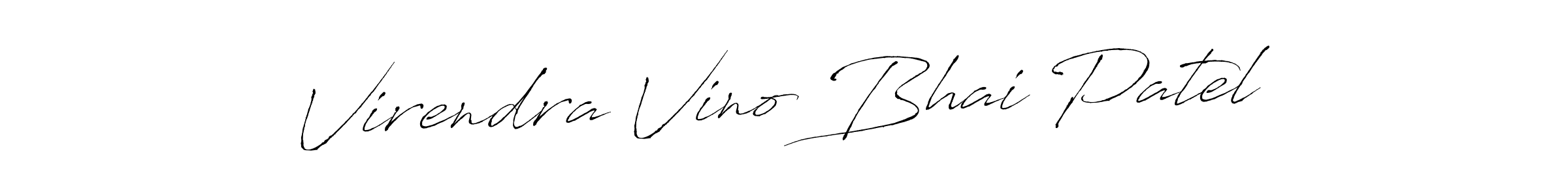 Also You can easily find your signature by using the search form. We will create Virendra Vino Bhai Patel name handwritten signature images for you free of cost using Antro_Vectra sign style. Virendra Vino Bhai Patel signature style 6 images and pictures png