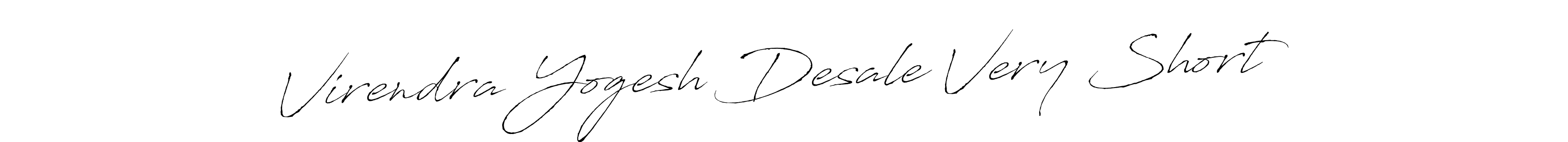 Make a beautiful signature design for name Virendra Yogesh Desale Very Short. With this signature (Antro_Vectra) style, you can create a handwritten signature for free. Virendra Yogesh Desale Very Short signature style 6 images and pictures png