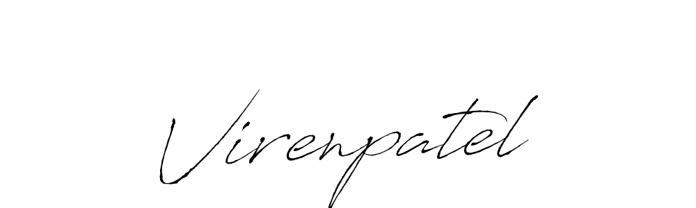 Also we have Virenpatel name is the best signature style. Create professional handwritten signature collection using Antro_Vectra autograph style. Virenpatel signature style 6 images and pictures png