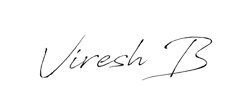 The best way (Antro_Vectra) to make a short signature is to pick only two or three words in your name. The name Viresh B include a total of six letters. For converting this name. Viresh B signature style 6 images and pictures png