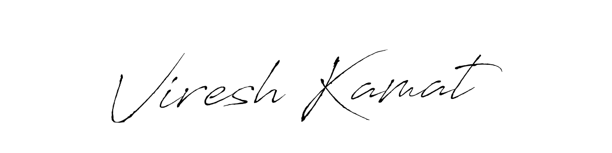 How to make Viresh Kamat signature? Antro_Vectra is a professional autograph style. Create handwritten signature for Viresh Kamat name. Viresh Kamat signature style 6 images and pictures png