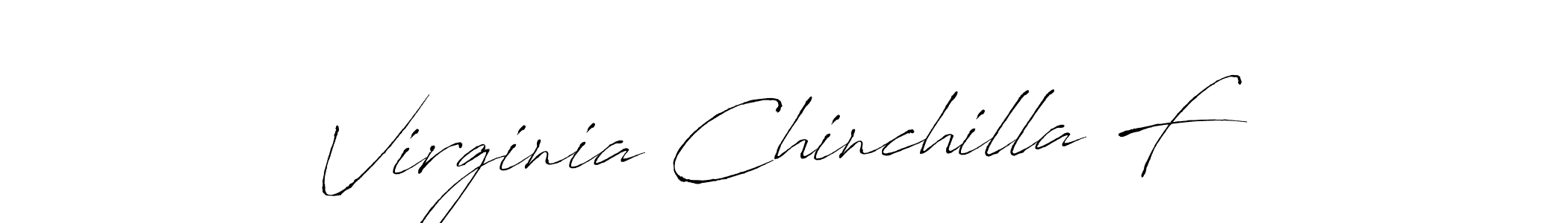 You should practise on your own different ways (Antro_Vectra) to write your name (Virginia Chinchilla F) in signature. don't let someone else do it for you. Virginia Chinchilla F signature style 6 images and pictures png