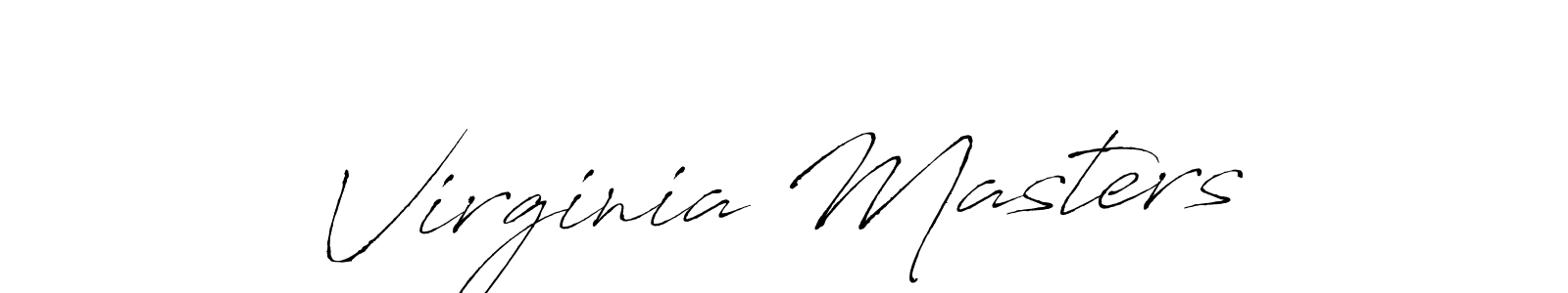 Virginia Masters stylish signature style. Best Handwritten Sign (Antro_Vectra) for my name. Handwritten Signature Collection Ideas for my name Virginia Masters. Virginia Masters signature style 6 images and pictures png