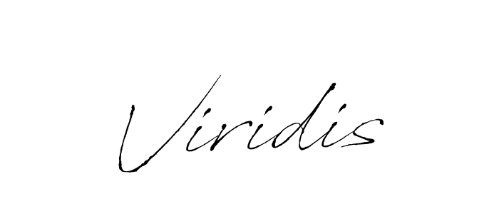 Viridis stylish signature style. Best Handwritten Sign (Antro_Vectra) for my name. Handwritten Signature Collection Ideas for my name Viridis. Viridis signature style 6 images and pictures png