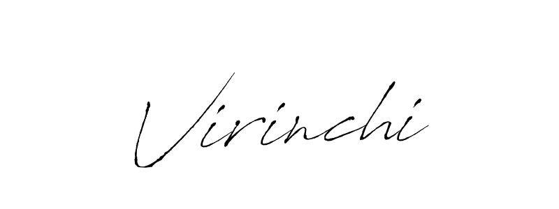 Antro_Vectra is a professional signature style that is perfect for those who want to add a touch of class to their signature. It is also a great choice for those who want to make their signature more unique. Get Virinchi name to fancy signature for free. Virinchi signature style 6 images and pictures png