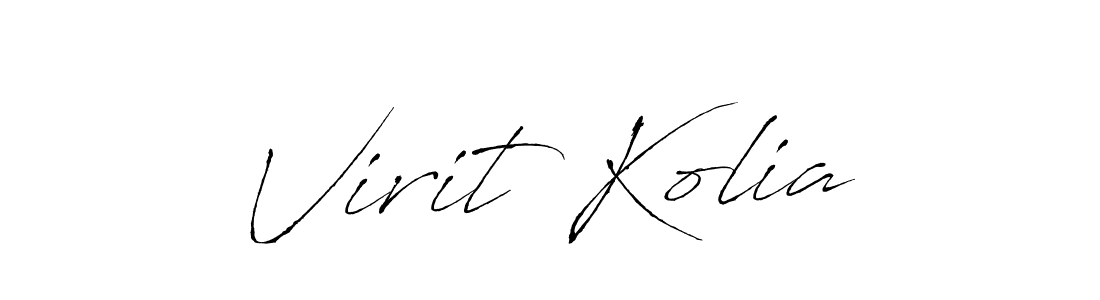 It looks lik you need a new signature style for name Virit Kolia. Design unique handwritten (Antro_Vectra) signature with our free signature maker in just a few clicks. Virit Kolia signature style 6 images and pictures png