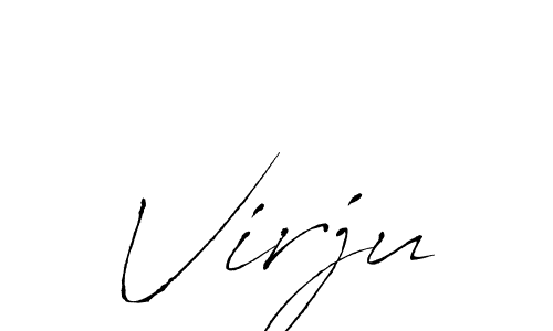 How to make Virju name signature. Use Antro_Vectra style for creating short signs online. This is the latest handwritten sign. Virju signature style 6 images and pictures png