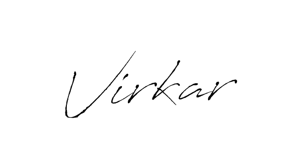 Use a signature maker to create a handwritten signature online. With this signature software, you can design (Antro_Vectra) your own signature for name Virkar. Virkar signature style 6 images and pictures png