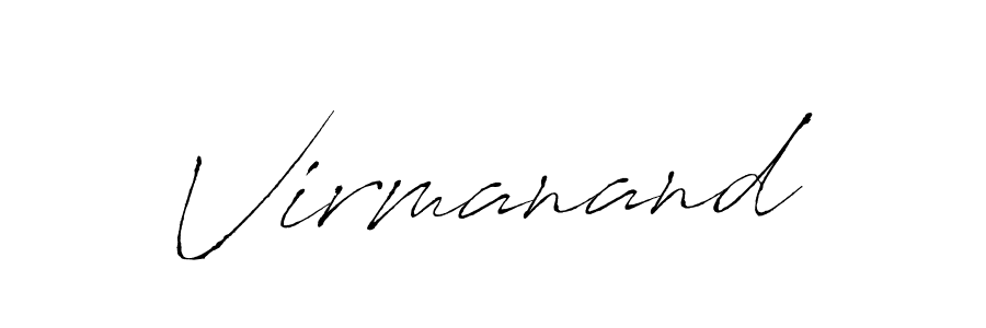 How to make Virmanand signature? Antro_Vectra is a professional autograph style. Create handwritten signature for Virmanand name. Virmanand signature style 6 images and pictures png