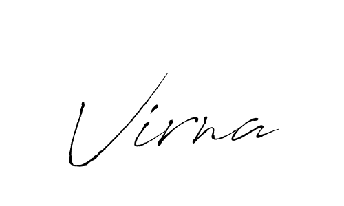 Once you've used our free online signature maker to create your best signature Antro_Vectra style, it's time to enjoy all of the benefits that Virna name signing documents. Virna signature style 6 images and pictures png