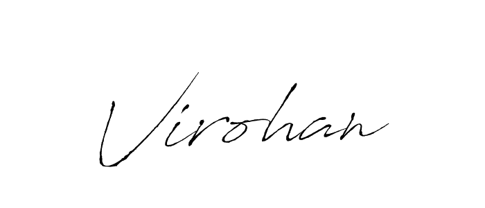 How to Draw Virohan signature style? Antro_Vectra is a latest design signature styles for name Virohan. Virohan signature style 6 images and pictures png