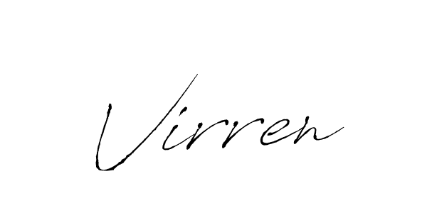 It looks lik you need a new signature style for name Virren. Design unique handwritten (Antro_Vectra) signature with our free signature maker in just a few clicks. Virren signature style 6 images and pictures png