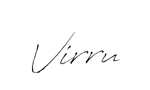Create a beautiful signature design for name Virru. With this signature (Antro_Vectra) fonts, you can make a handwritten signature for free. Virru signature style 6 images and pictures png