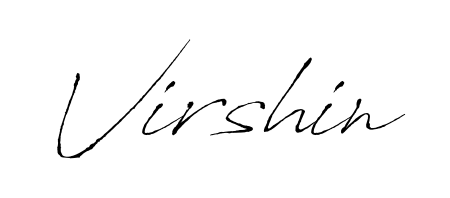 Practice writing Virshin with the flow of Antro_Vectra lettering. A fantastic source of inspiration for developing your personal signature style. Virshin signature style 6 images and pictures png