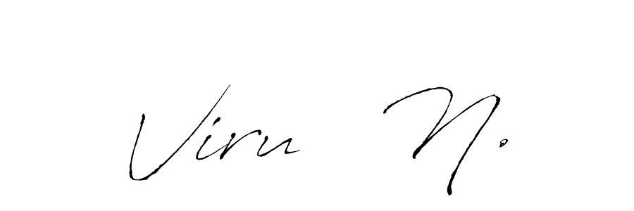 This is the best signature style for the Viru   N. name. Also you like these signature font (Antro_Vectra). Mix name signature. Viru   N. signature style 6 images and pictures png