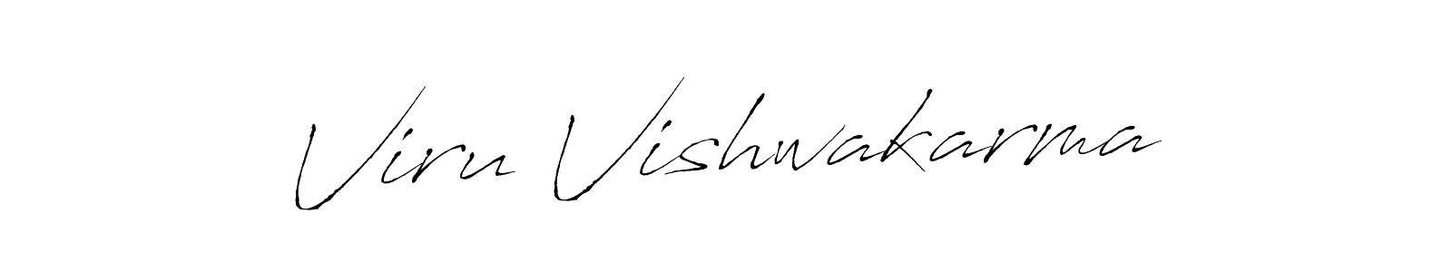 Viru Vishwakarma stylish signature style. Best Handwritten Sign (Antro_Vectra) for my name. Handwritten Signature Collection Ideas for my name Viru Vishwakarma. Viru Vishwakarma signature style 6 images and pictures png