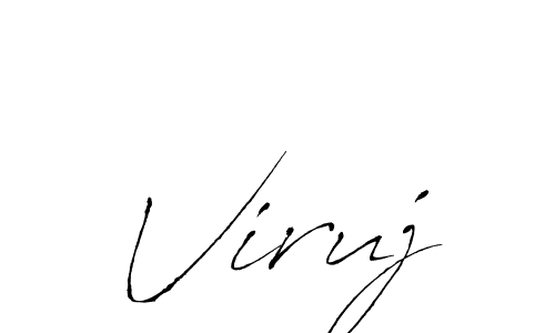 Create a beautiful signature design for name Viruj. With this signature (Antro_Vectra) fonts, you can make a handwritten signature for free. Viruj signature style 6 images and pictures png