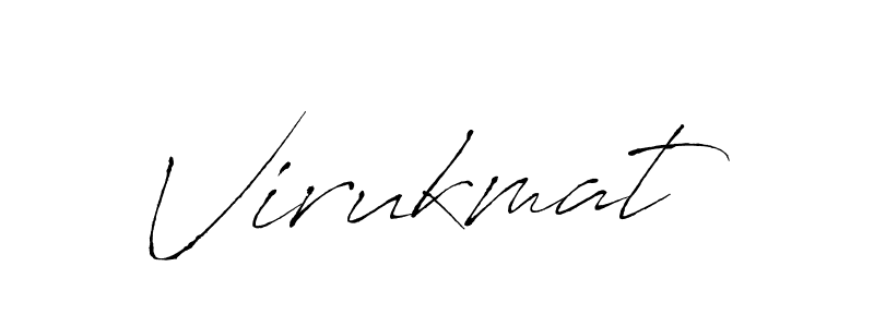 How to make Virukmat name signature. Use Antro_Vectra style for creating short signs online. This is the latest handwritten sign. Virukmat signature style 6 images and pictures png