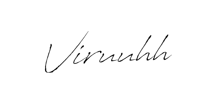 Once you've used our free online signature maker to create your best signature Antro_Vectra style, it's time to enjoy all of the benefits that Viruuhh name signing documents. Viruuhh signature style 6 images and pictures png