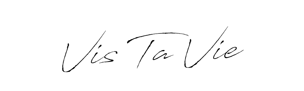 This is the best signature style for the Vis Ta Vie name. Also you like these signature font (Antro_Vectra). Mix name signature. Vis Ta Vie signature style 6 images and pictures png