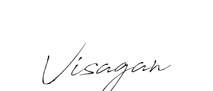 Design your own signature with our free online signature maker. With this signature software, you can create a handwritten (Antro_Vectra) signature for name Visagan. Visagan signature style 6 images and pictures png