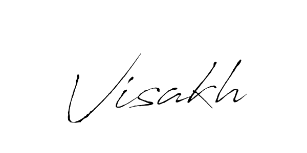 Create a beautiful signature design for name Visakh. With this signature (Antro_Vectra) fonts, you can make a handwritten signature for free. Visakh signature style 6 images and pictures png