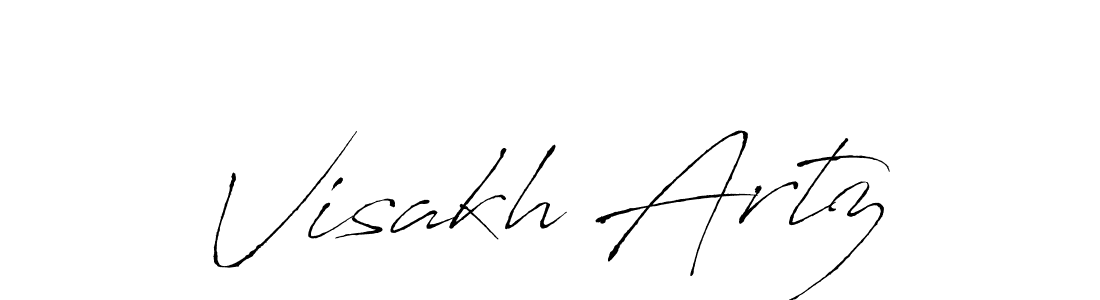 How to make Visakh Artz signature? Antro_Vectra is a professional autograph style. Create handwritten signature for Visakh Artz name. Visakh Artz signature style 6 images and pictures png