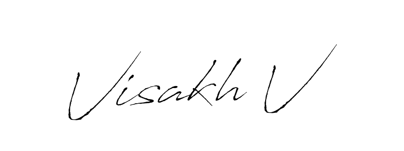 How to Draw Visakh V signature style? Antro_Vectra is a latest design signature styles for name Visakh V. Visakh V signature style 6 images and pictures png