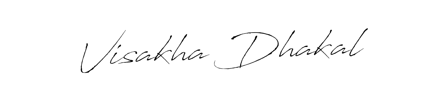 Create a beautiful signature design for name Visakha Dhakal. With this signature (Antro_Vectra) fonts, you can make a handwritten signature for free. Visakha Dhakal signature style 6 images and pictures png