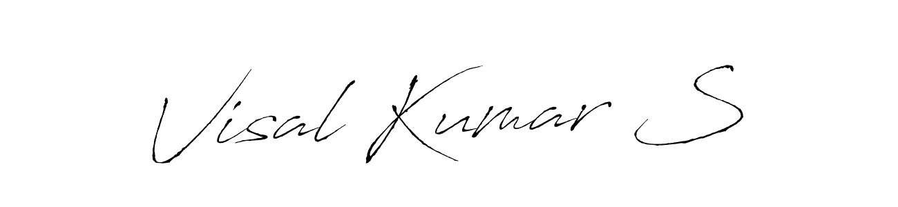 How to Draw Visal Kumar S signature style? Antro_Vectra is a latest design signature styles for name Visal Kumar S. Visal Kumar S signature style 6 images and pictures png