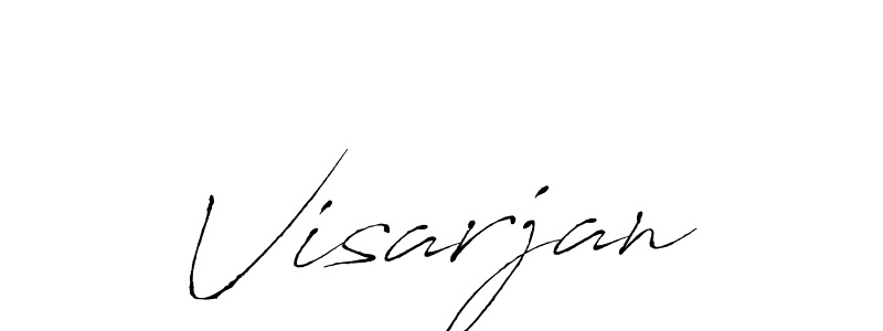 You should practise on your own different ways (Antro_Vectra) to write your name (Visarjan) in signature. don't let someone else do it for you. Visarjan signature style 6 images and pictures png