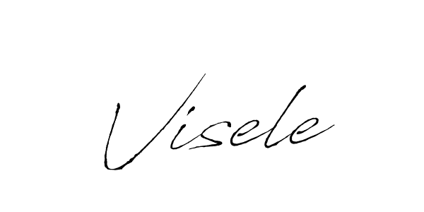 Create a beautiful signature design for name Visele. With this signature (Antro_Vectra) fonts, you can make a handwritten signature for free. Visele signature style 6 images and pictures png