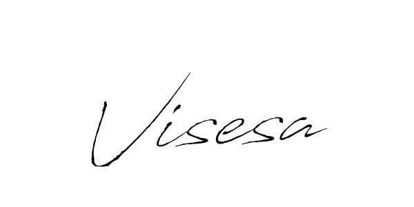 Use a signature maker to create a handwritten signature online. With this signature software, you can design (Antro_Vectra) your own signature for name Visesa. Visesa signature style 6 images and pictures png