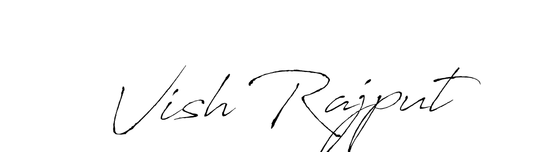 Similarly Antro_Vectra is the best handwritten signature design. Signature creator online .You can use it as an online autograph creator for name Vish Rajput. Vish Rajput signature style 6 images and pictures png