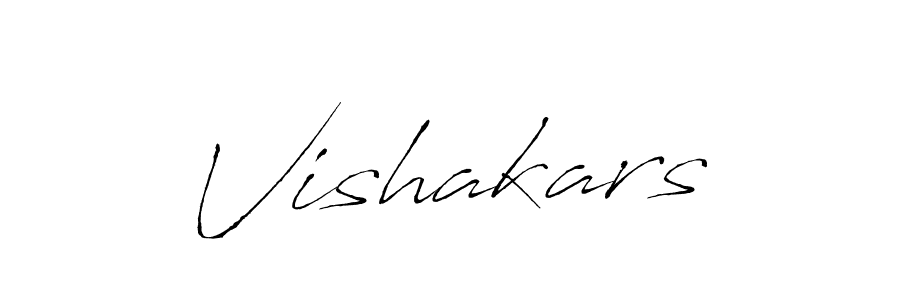 Vishakars stylish signature style. Best Handwritten Sign (Antro_Vectra) for my name. Handwritten Signature Collection Ideas for my name Vishakars. Vishakars signature style 6 images and pictures png