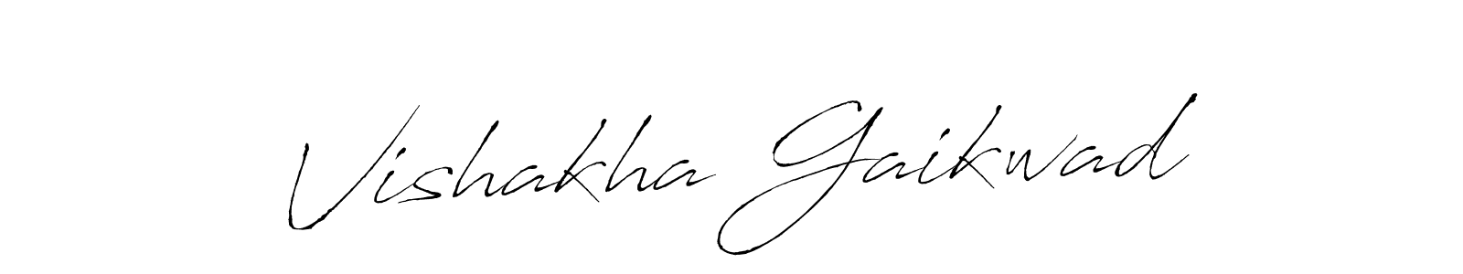 You should practise on your own different ways (Antro_Vectra) to write your name (Vishakha Gaikwad) in signature. don't let someone else do it for you. Vishakha Gaikwad signature style 6 images and pictures png