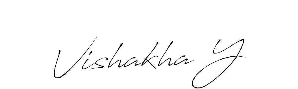 How to make Vishakha Y signature? Antro_Vectra is a professional autograph style. Create handwritten signature for Vishakha Y name. Vishakha Y signature style 6 images and pictures png