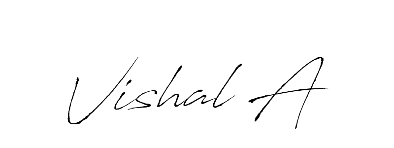 It looks lik you need a new signature style for name Vishal A. Design unique handwritten (Antro_Vectra) signature with our free signature maker in just a few clicks. Vishal A signature style 6 images and pictures png