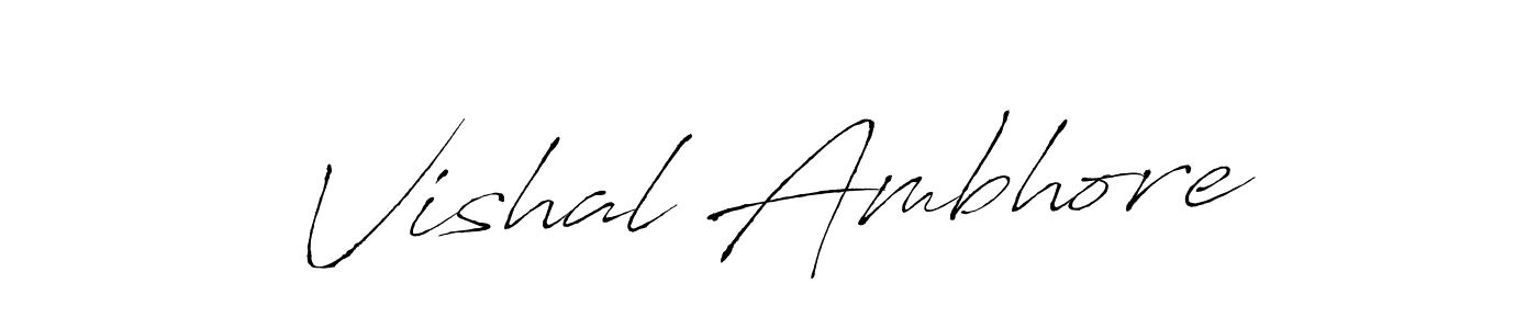 if you are searching for the best signature style for your name Vishal Ambhore. so please give up your signature search. here we have designed multiple signature styles  using Antro_Vectra. Vishal Ambhore signature style 6 images and pictures png