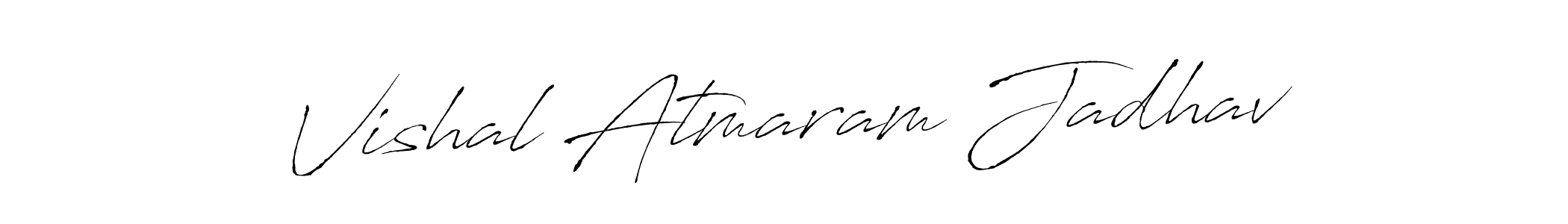 Make a beautiful signature design for name Vishal Atmaram Jadhav. With this signature (Antro_Vectra) style, you can create a handwritten signature for free. Vishal Atmaram Jadhav signature style 6 images and pictures png