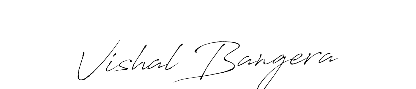 How to make Vishal Bangera signature? Antro_Vectra is a professional autograph style. Create handwritten signature for Vishal Bangera name. Vishal Bangera signature style 6 images and pictures png