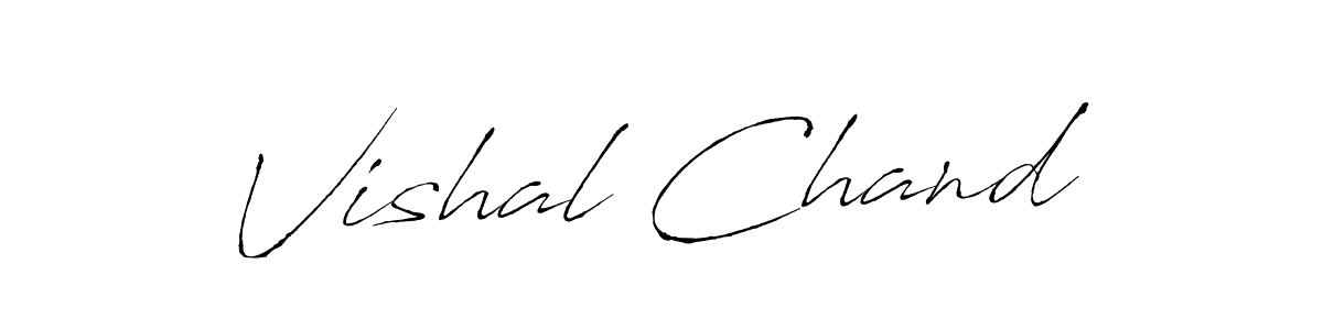 Vishal Chand stylish signature style. Best Handwritten Sign (Antro_Vectra) for my name. Handwritten Signature Collection Ideas for my name Vishal Chand. Vishal Chand signature style 6 images and pictures png