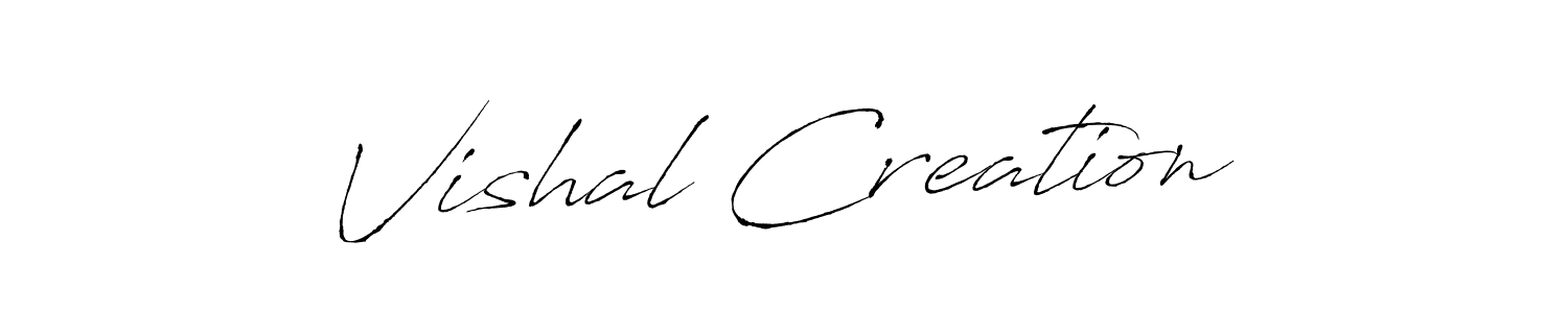 This is the best signature style for the Vishal Creation name. Also you like these signature font (Antro_Vectra). Mix name signature. Vishal Creation signature style 6 images and pictures png