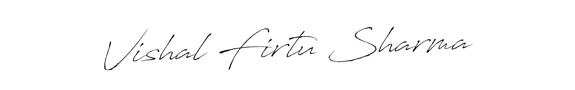 You can use this online signature creator to create a handwritten signature for the name Vishal Firtu Sharma. This is the best online autograph maker. Vishal Firtu Sharma signature style 6 images and pictures png